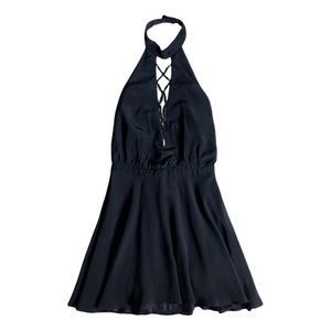 Jennifer Hope Silk Mini Halter Dress